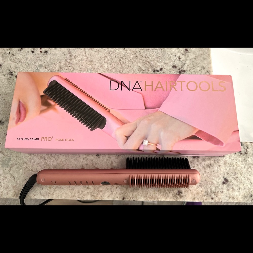 DNA Hair Tools, Styling Comb, Rose Gold